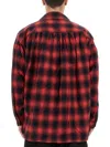 Aïe Check Patterned Shirt In Red