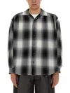 Aïe Plaid-check Cotton Shirt In Grey