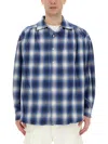 Aïe Plaid-check Cotton Shirt In Blue