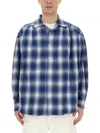 Aïe Plaid-check Cotton Shirt In Blue