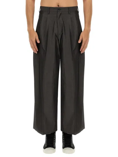 Aïe Aie Relaxed Fit Wide Leg Pants In Grey