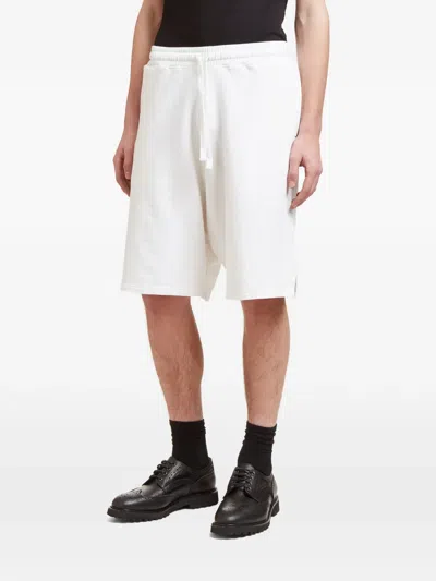 Aiezen Drawstring Drop-crotch Shorts In White