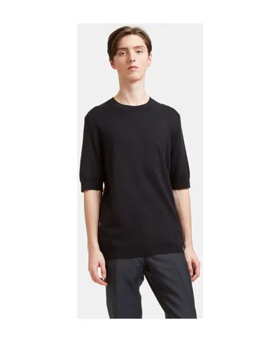 Aiezen Men's Polo/t-shirt/blouse In Black