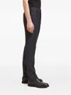Aiezen Wool-blend Tailored Trousers In Gray