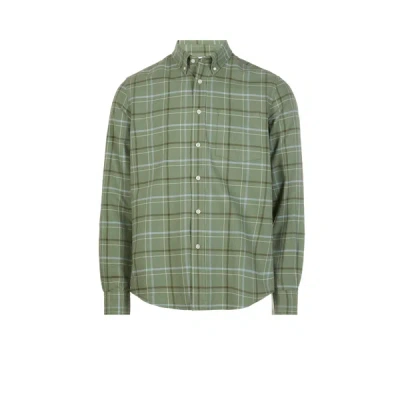 Aigle Checked Shirt In Grey