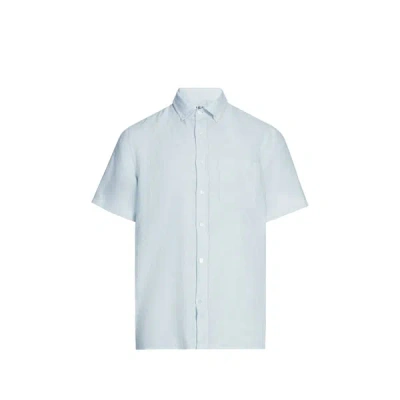 Aigle Chemise Manches Courtes En Liin In White