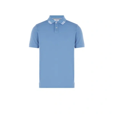 Aigle Cotton Polo Shirt In Blue