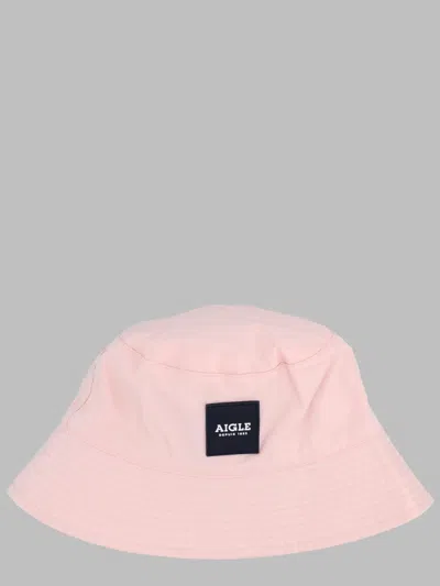 Aigle M51004k_445 Lightweight Polyester Sun Hat In Pink