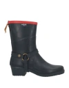 Aigle Man Boot Navy Size 8 Rubber In Blue