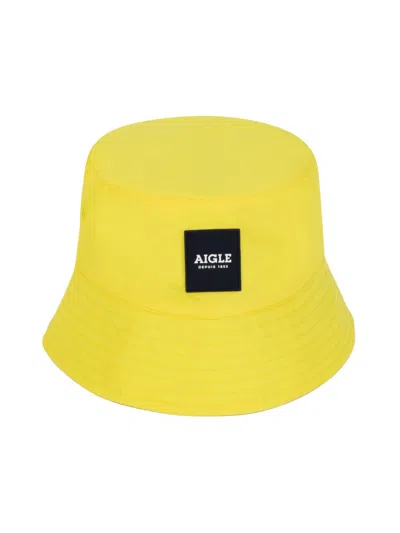 Aigle Mini Adventure Hat For Kids In Yellow