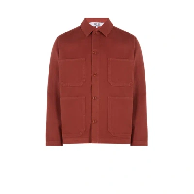 Aigle Plain Cotton Jacket In Red