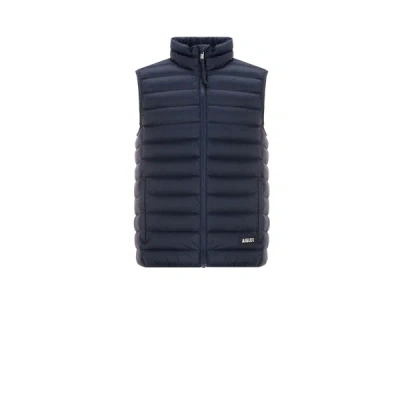 Aigle Quilted Gilet In Blue