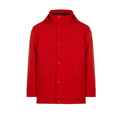 Aigle Waterproof Jacket In Red