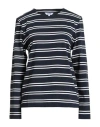 Aigle Woman T-shirt Midnight Blue Size Xl Cotton In Blue