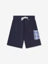 Aigner Boys Pocket Bermuda Shorts In Blue