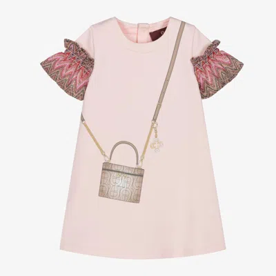Aigner Baby Girls Pink Cotton Jersey Dress