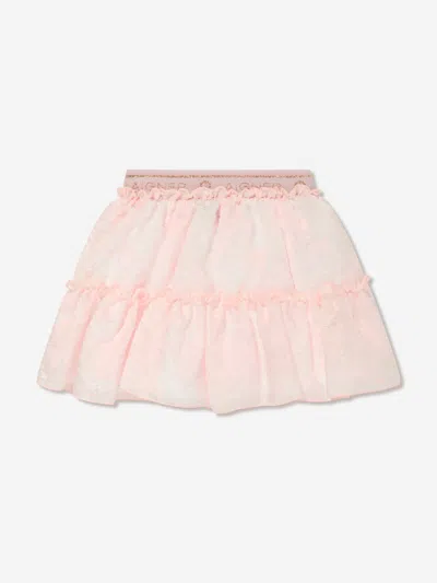 Aigner Babies' Elasticated-waist Ruffled Skirt In Pink