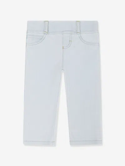 Aigner Kids'  Baby Girls Sweat Denim Trousers In Blue