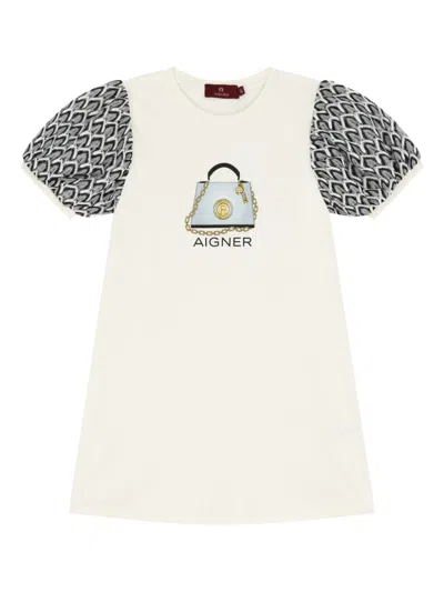 AIGNER BAG-PRINT DRESS