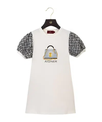 AIGNER BAG-PRINT DRESS