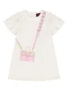 Aigner Bag-print Ruffled Dress In White