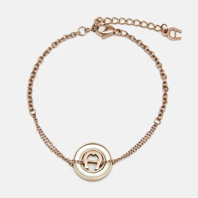 Aigner Bella Composite Rose Gold Tone Bracelet