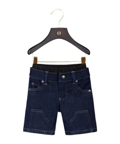 Aigner Bermuda Stretch Shorts In Black
