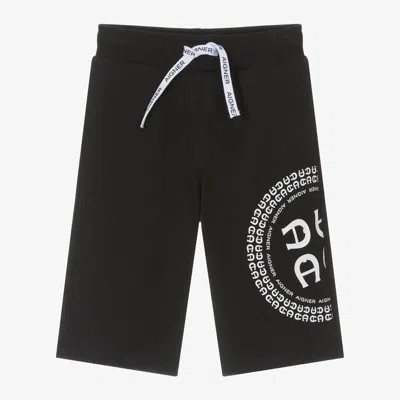 Aigner Babies'  Boys Black Cotton Jersey Shorts