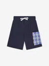Aigner Boys Pocket Bermuda Shorts In Blue