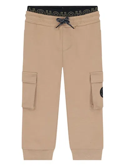 Aigner Babies' Cargo-pocket Tracksuit Bottoms In Brown