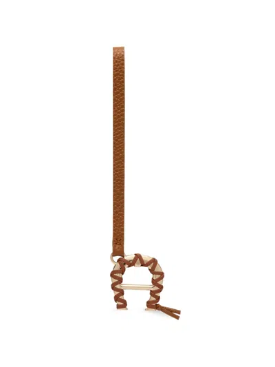 Aigner Ciondollini Bag Charm In Brown