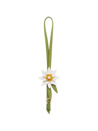 Aigner Ciondollini Edelweiss Bag Charm In Green