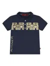 Aigner Cotton Logo Polo Shirt In Blue