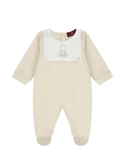 Aigner Babies' Crew-neck Pajama In Neutral