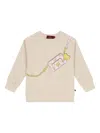 Aigner Cross Body Bag Sweatshirt In Neutral