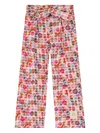 Aigner Dotted-print Trousers In Pink
