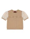 Aigner Embellished Short-sleeves Blouse In Multi