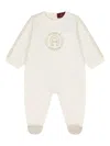 Aigner Embroidered-logo Babygrow In Neutral