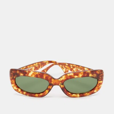 Pre-owned Aigner George Keburia Brown Tortoise Gks20 Rectangle Sunglasses
