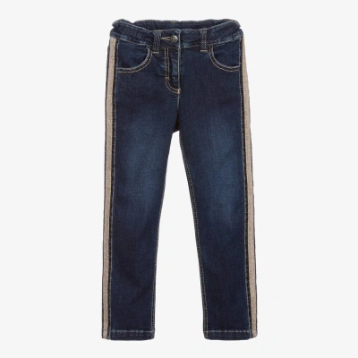 Aigner Babies'  Girls Blue Stretch Denim Jeans