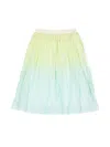 Aigner Gradient-effect Skirt In Green