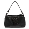 AIGNER GRAINED LEATHER SHOULDER BAG