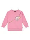 Aigner Graphic Logo-print Sweatshirt In Rosa