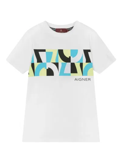 Aigner Kids' Graphic-print T-shirt
