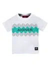 Aigner Graphic-print T-shirt In White