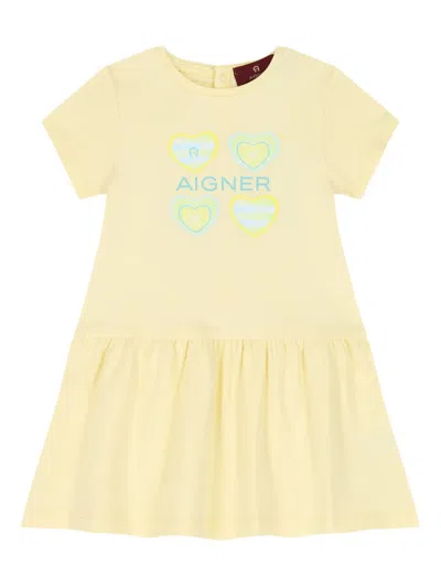 Aigner Babies' Heart-graphic Skater Dress