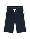 Aigner Logo-appliqué Shorts In Blue