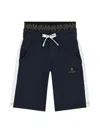 Aigner Logo-appliqué Shorts In Blue