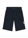 Aigner Logo-appliqué Shorts In Blue