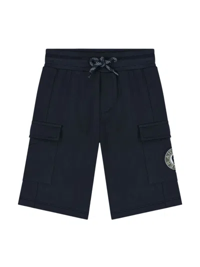 Aigner Babies' Logo-appliqué Shorts In Blue
